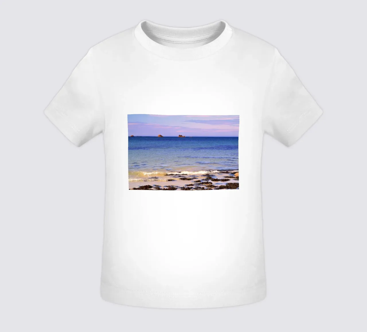 FAA302 Sunny Day at the Beach. Baby T-Shirt von Thierry vobmann photography