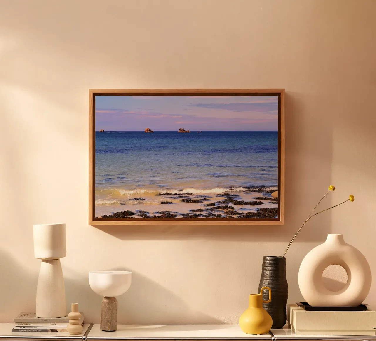 FAA302 Sunny Day at the Beach. canvas van Thierry vobmann photography