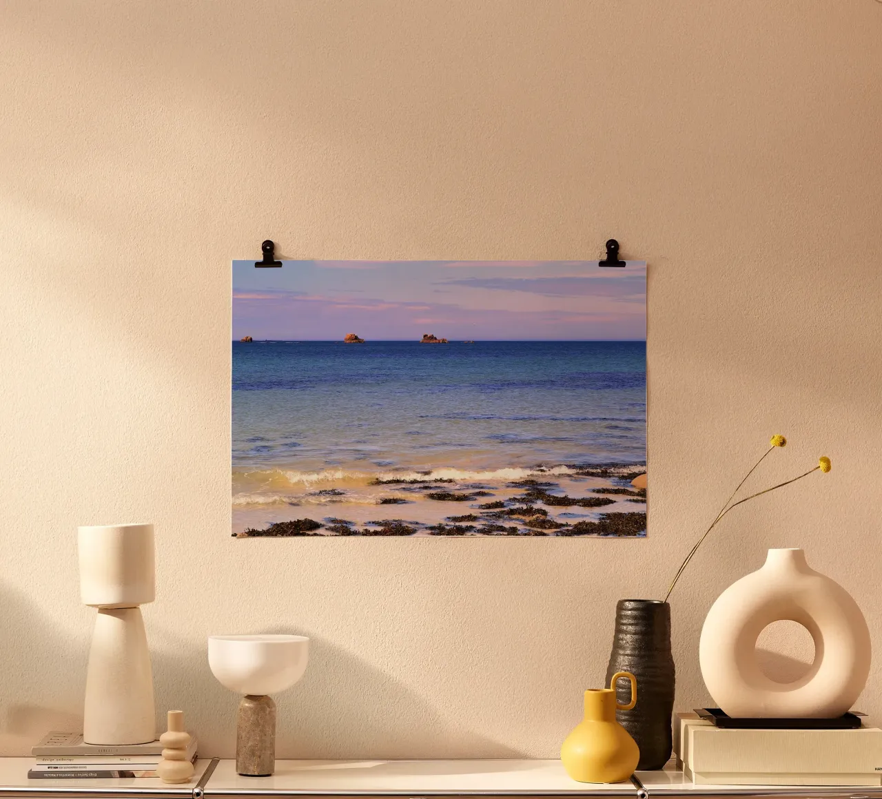 FAA302 Sunny Day at the Beach. poster da Thierry vobmann photography