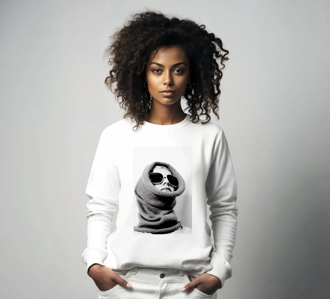 Accessorising sweat de Runway Collective