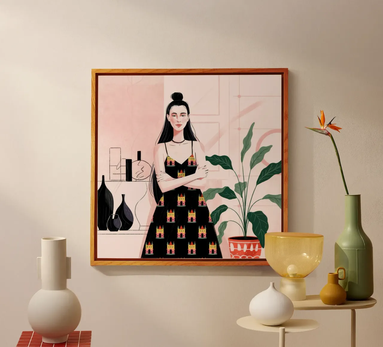 Un'elegante oasi interna plexiglass da Murni Strokes