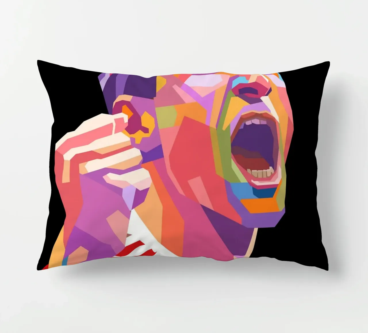 Ritratto pop art di Thomas Muller cuscino da Hantamrata