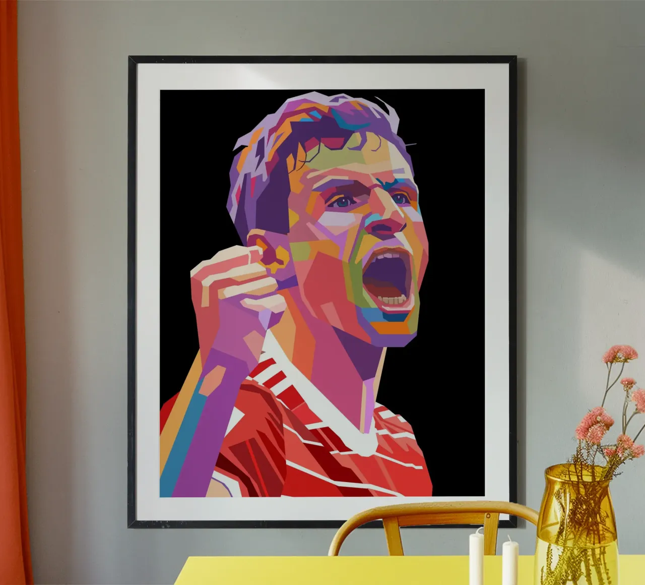 Ritratto pop art di Thomas Muller carta hahnemühle da Hantamrata