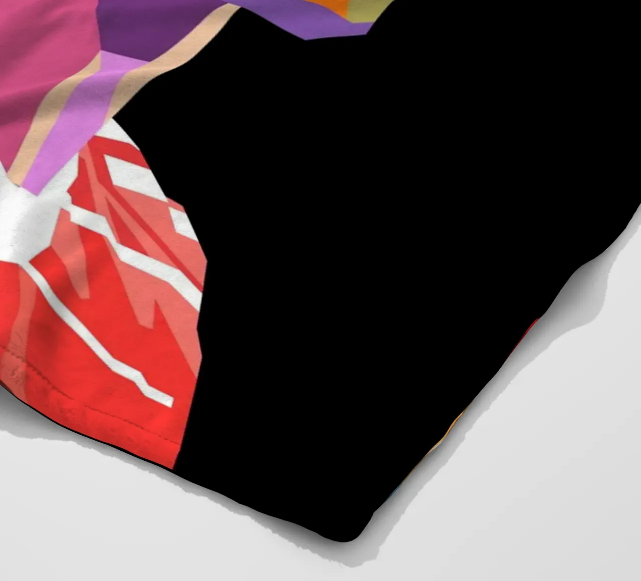 Ritratto pop art di Thomas Muller coperta in pile da Hantamrata