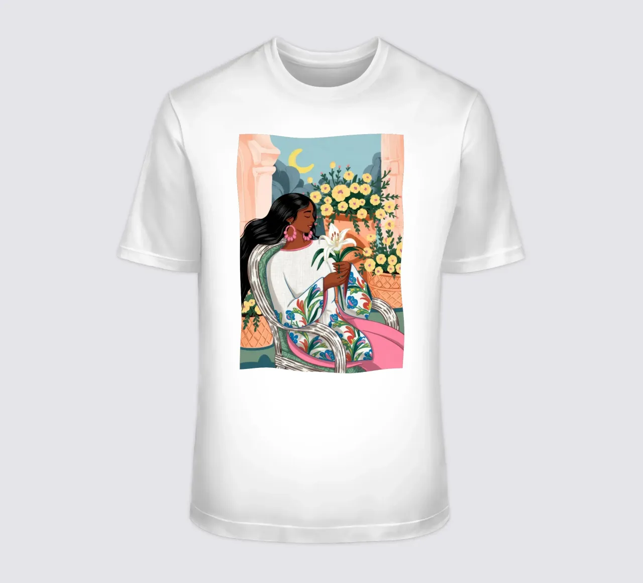 Blühender Garten Gelassenheit T-Shirt von Murni Strokes