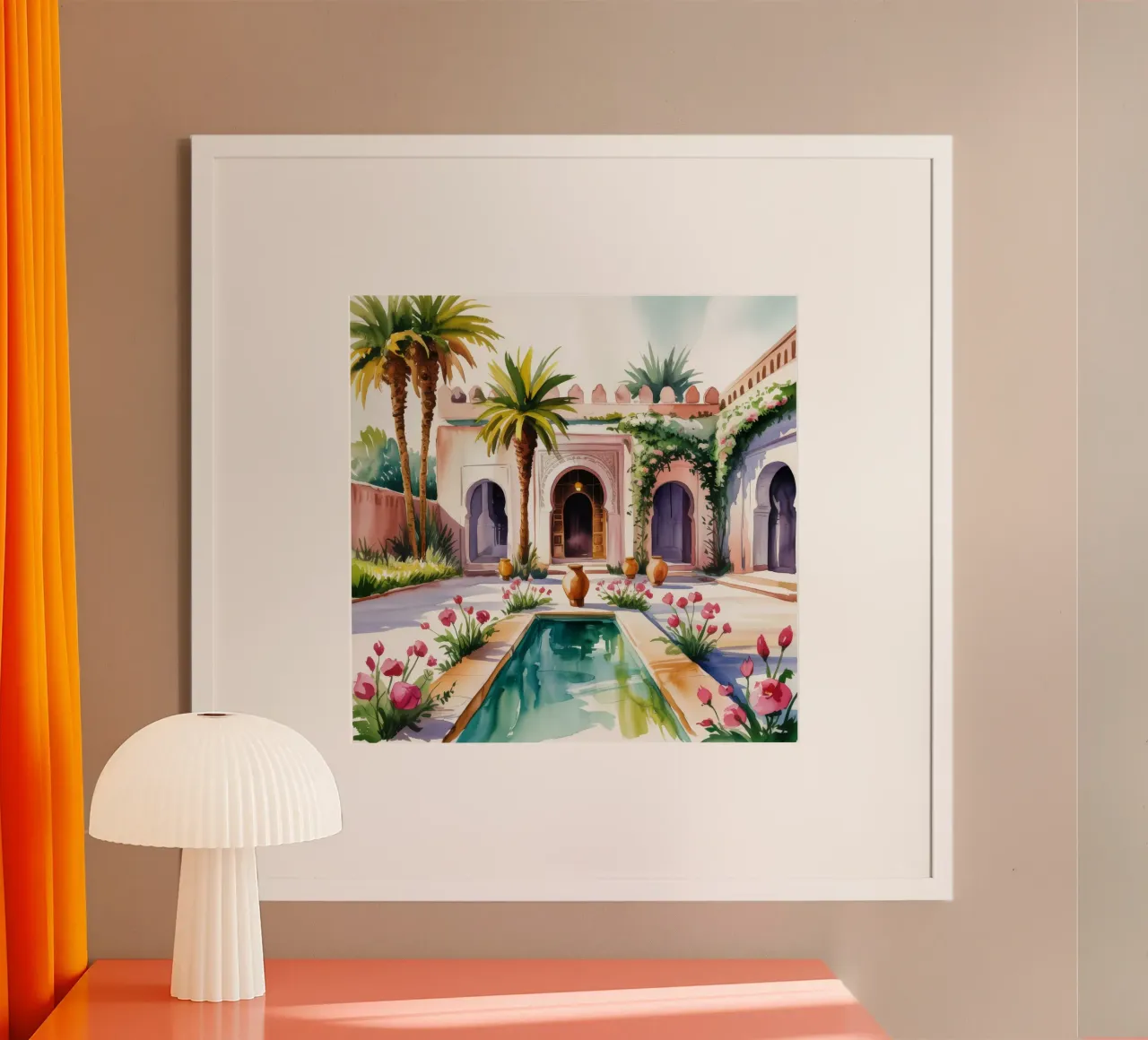 Splendore del cortile del palazzo poster da Murni Strokes