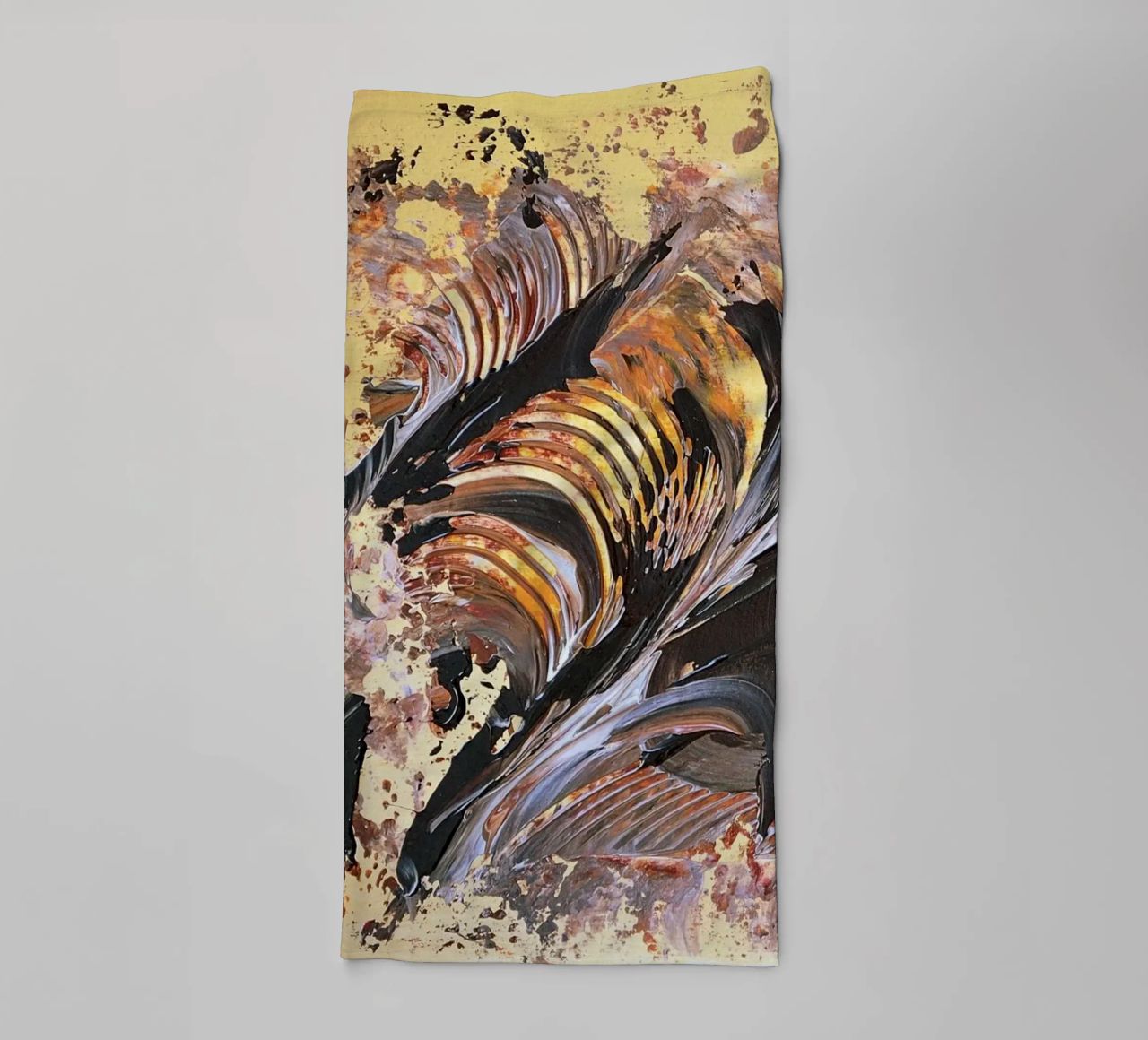 MESSAGE FROM THE HEART 21. asciugamano da bagno da Thierry Vobmann Abstract painting