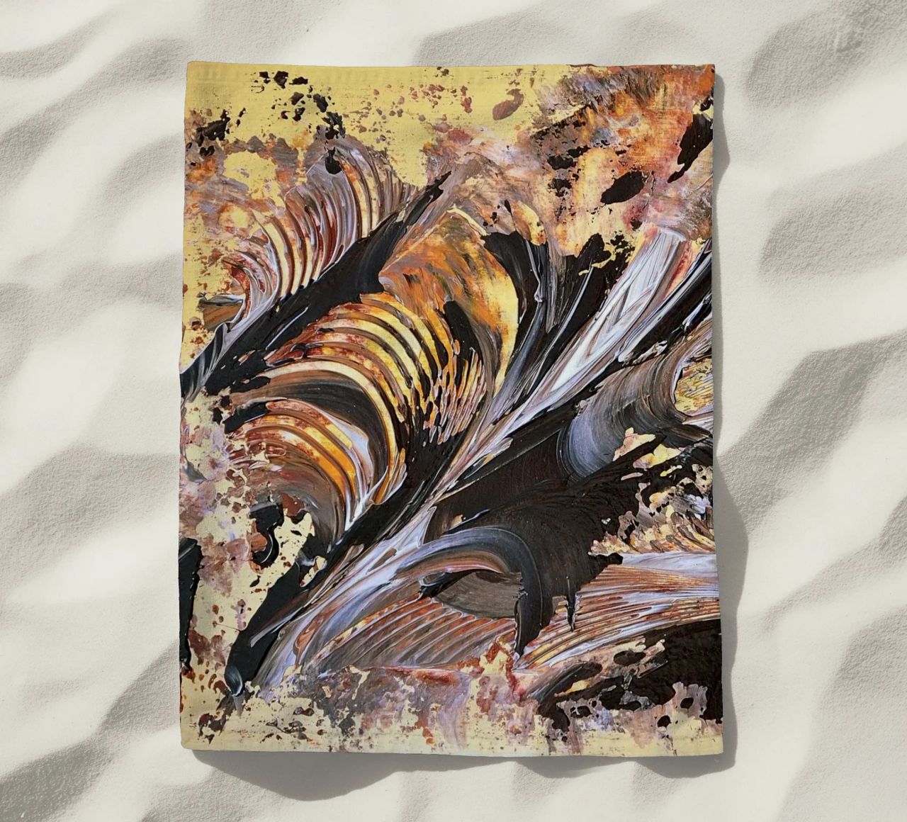 MESSAGE FROM THE HEART 21. telo mare da Thierry Vobmann Abstract painting