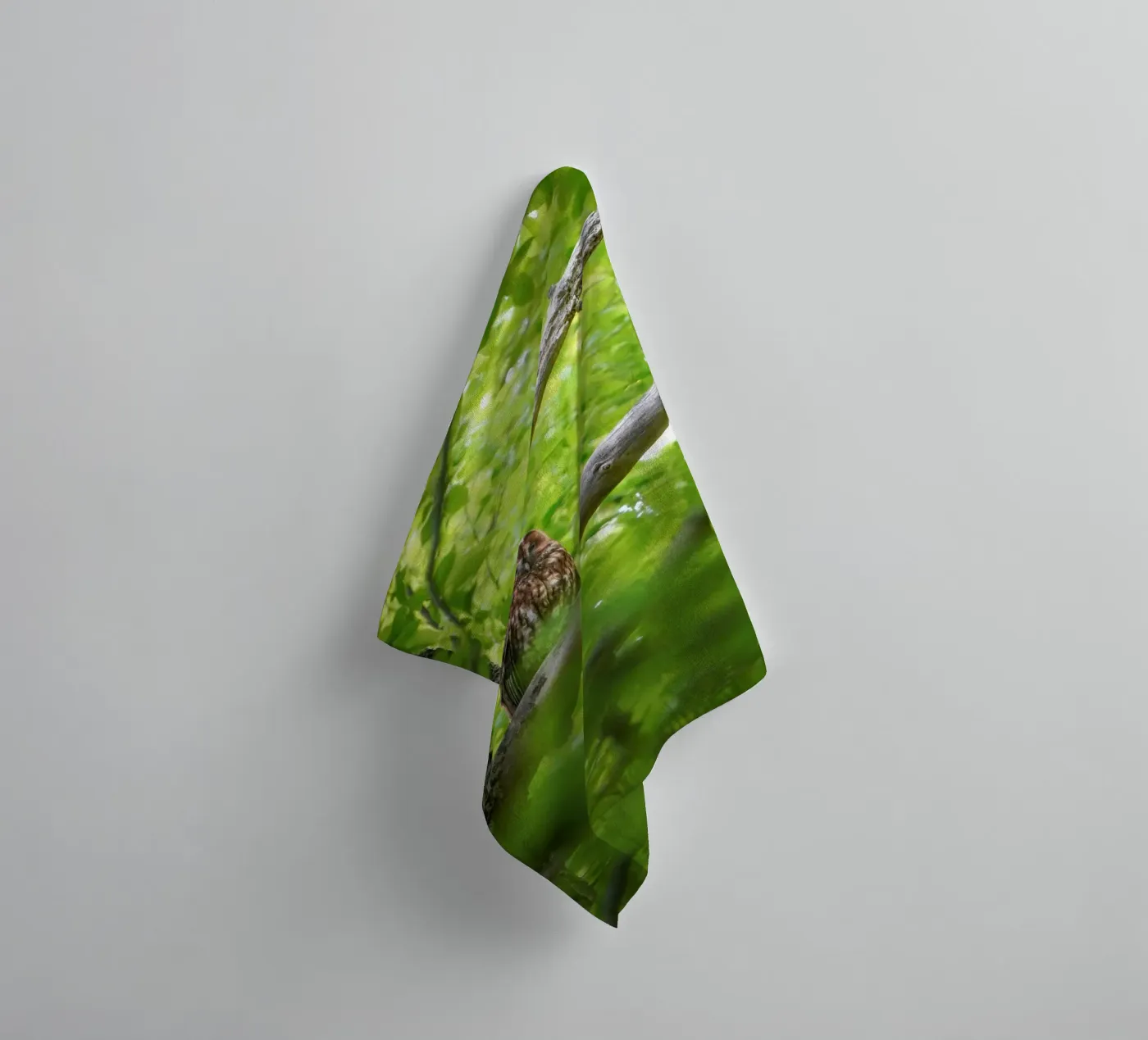 Waldkauz Handtuch von Tom's Wildlife