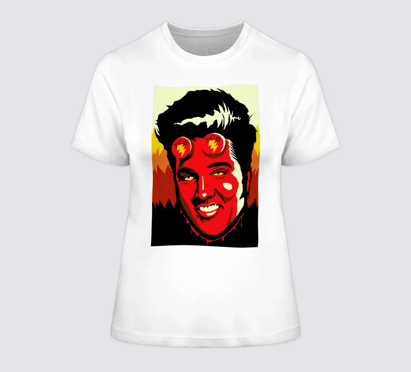 Hellvis dames t-shirt getailleerd van Butcher Billy