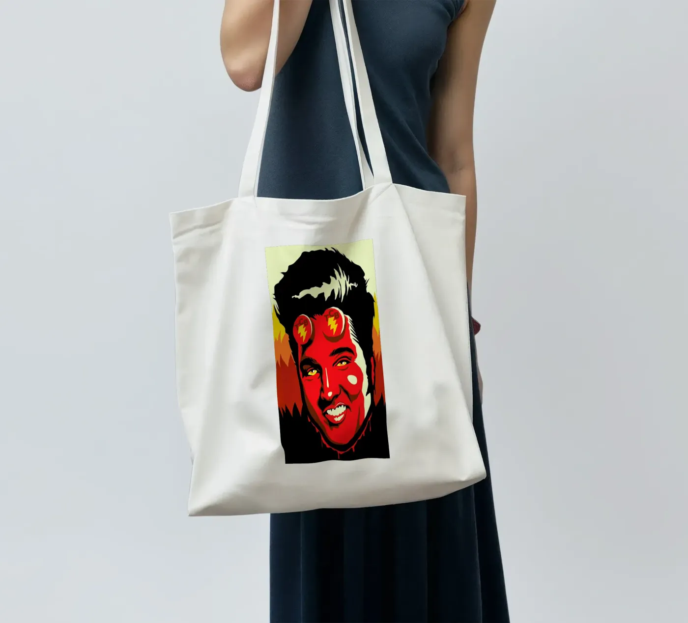 Hellvis tote bag by Butcher Billy