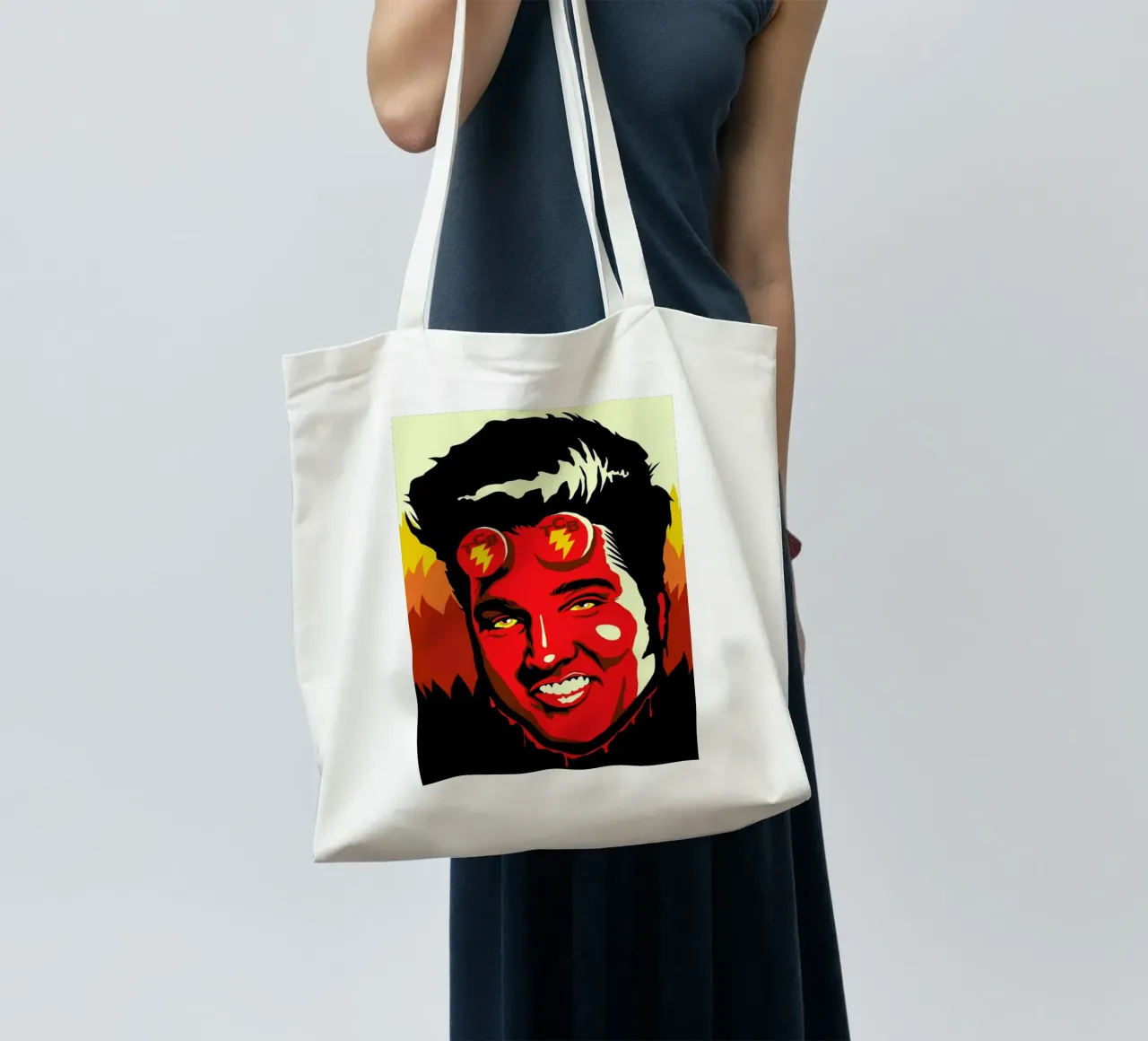 Hellvis tote bag by Butcher Billy