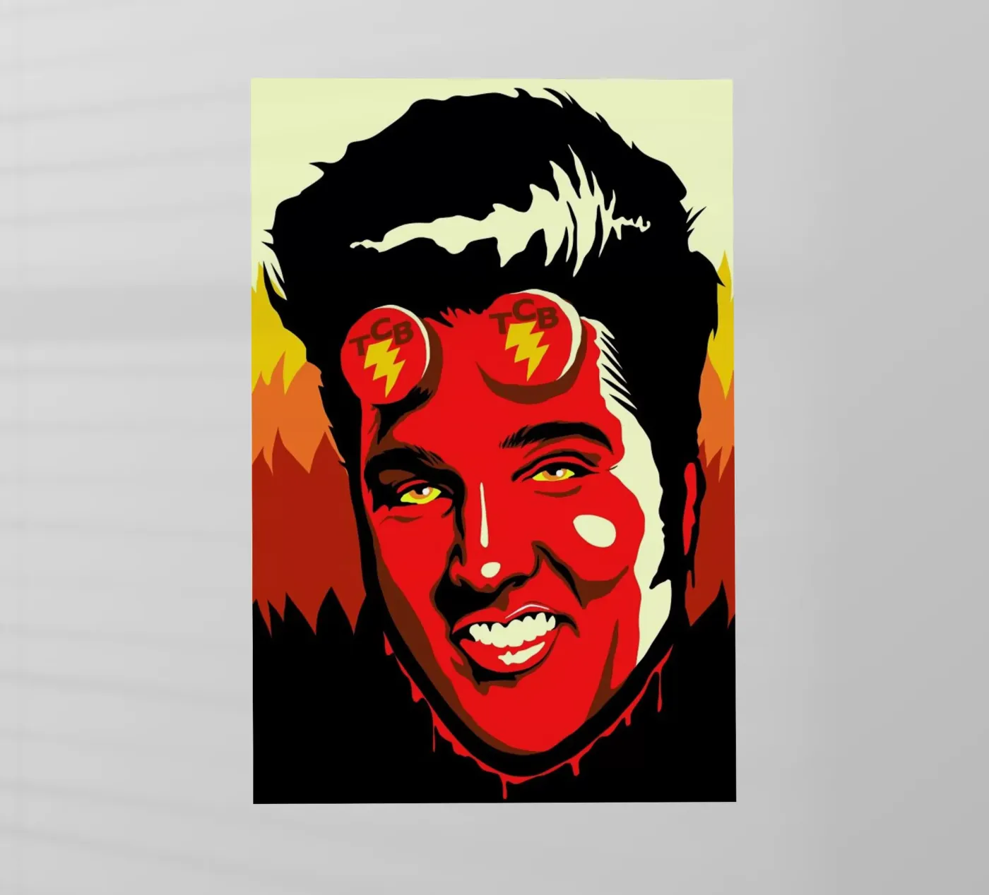 Hellvis Backlit Folie von Butcher Billy