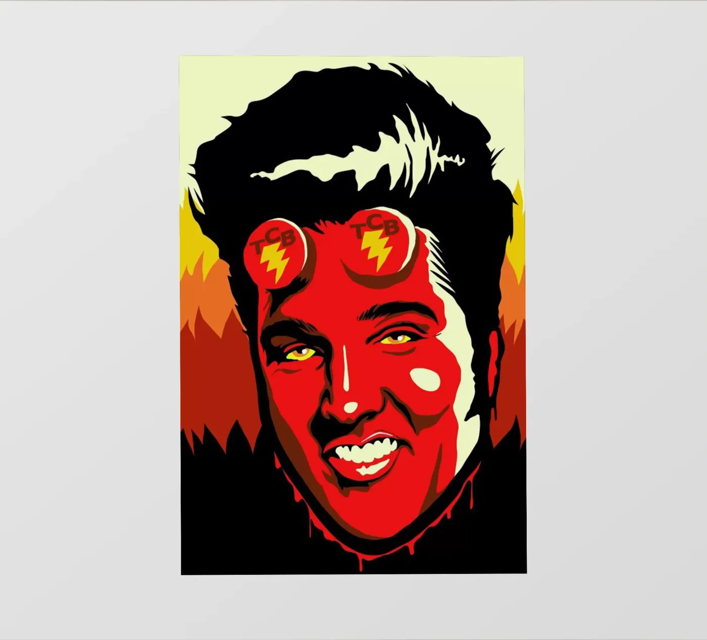 Hellvis Backlit Folie von Butcher Billy