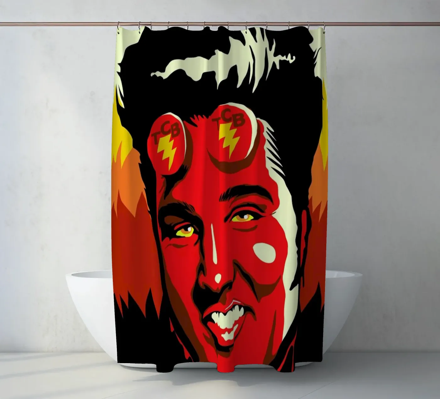 Hellvis Duschvorhang von Butcher Billy