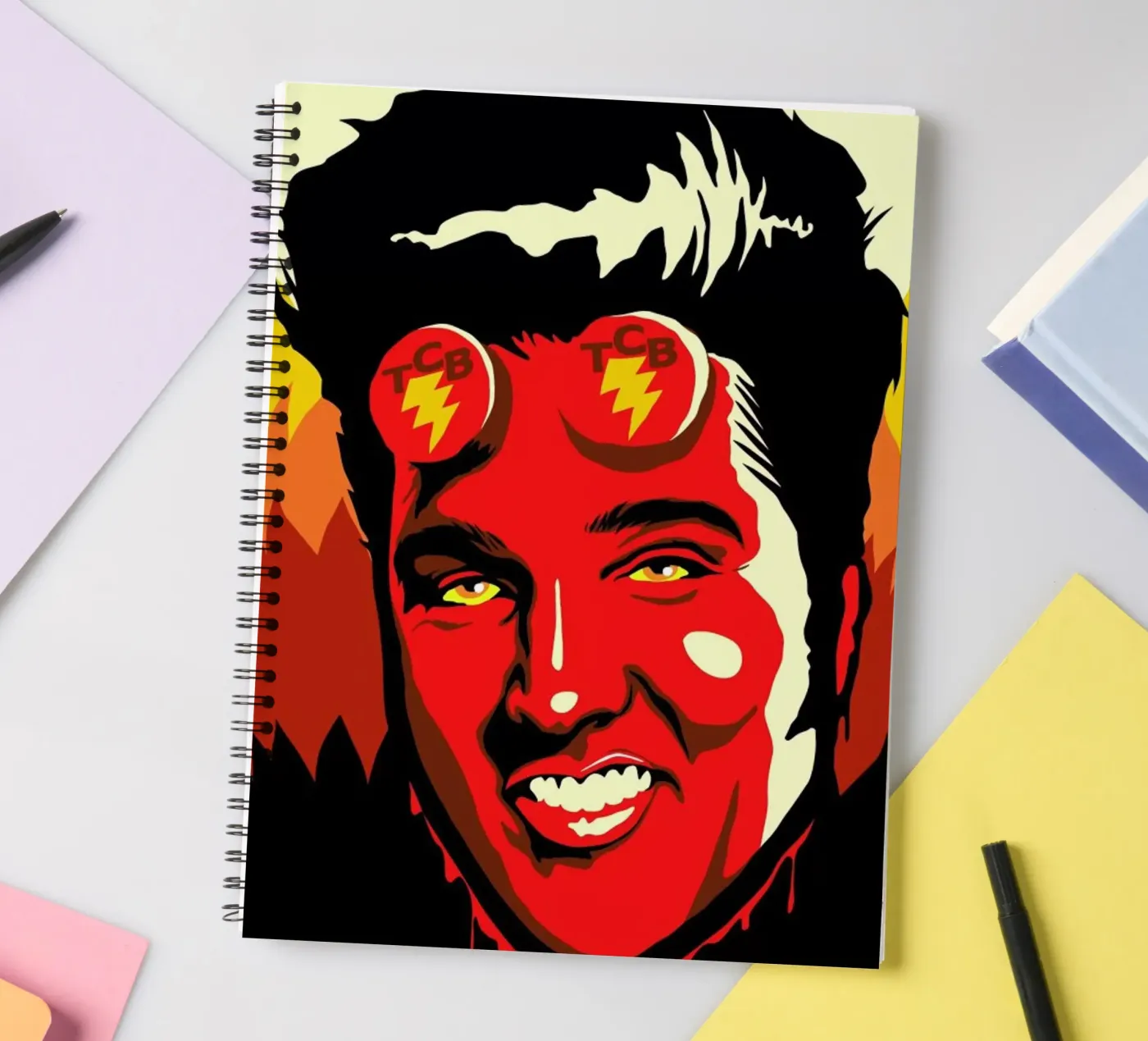 Hellvis spiral notebook by Butcher Billy