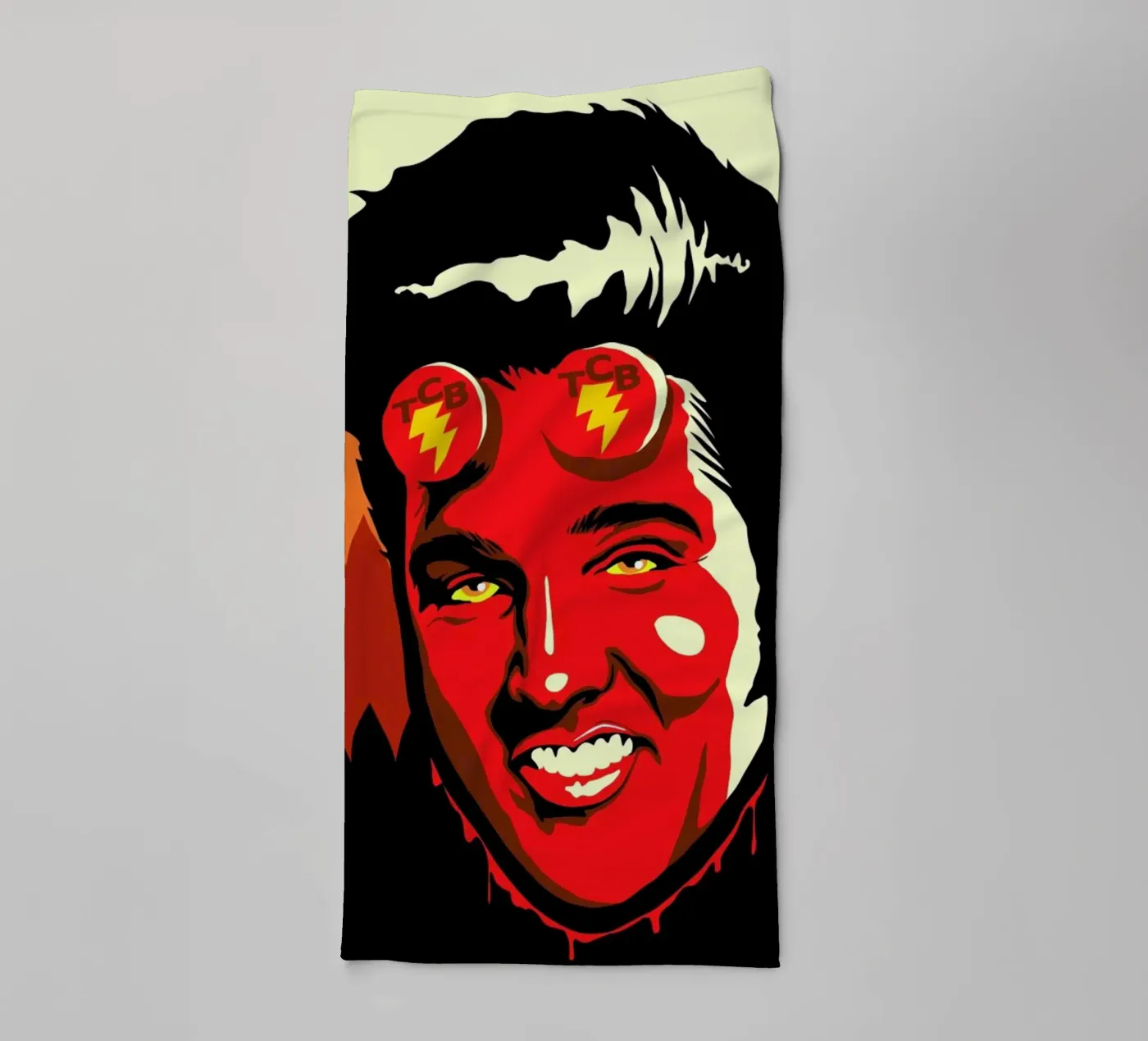Hellvis towel by Butcher Billy