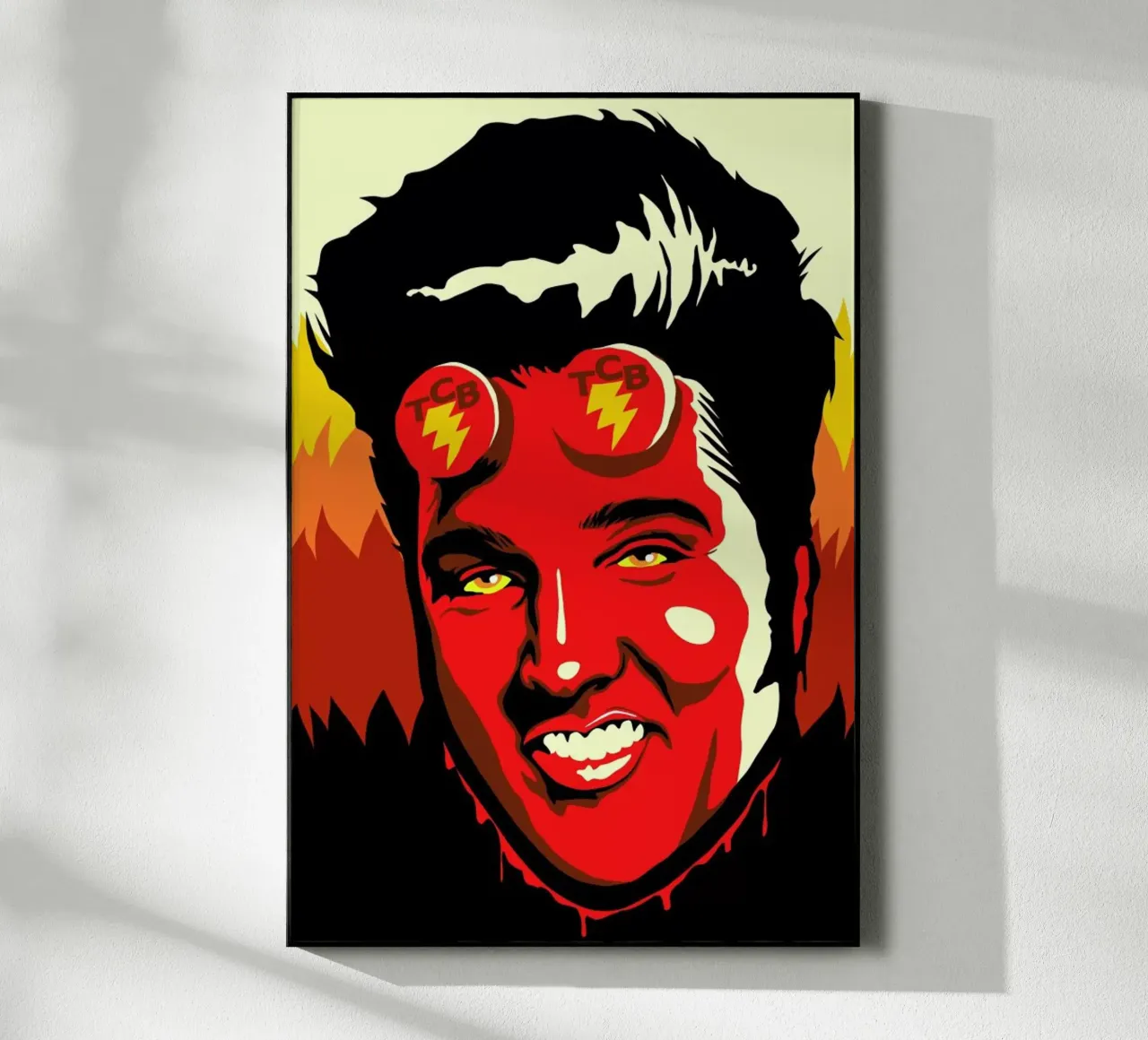 Hellvis acryl van Butcher Billy