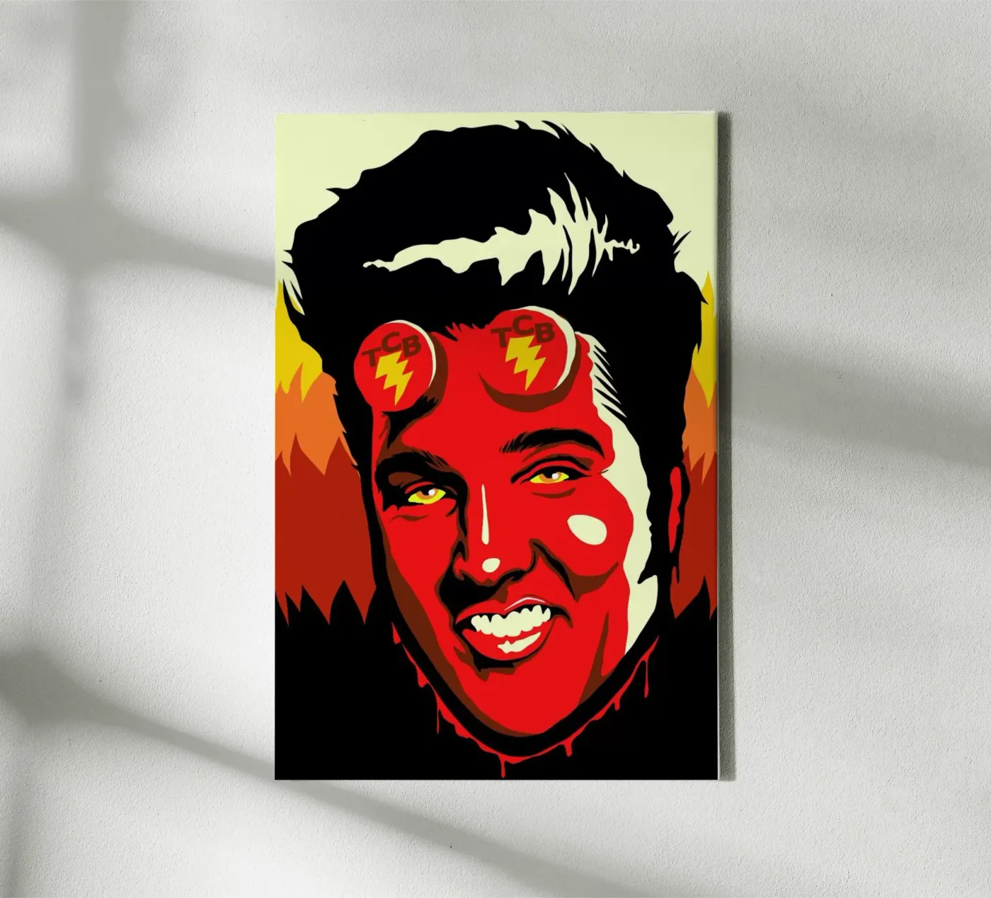 Hellvis Leinwand von Butcher Billy