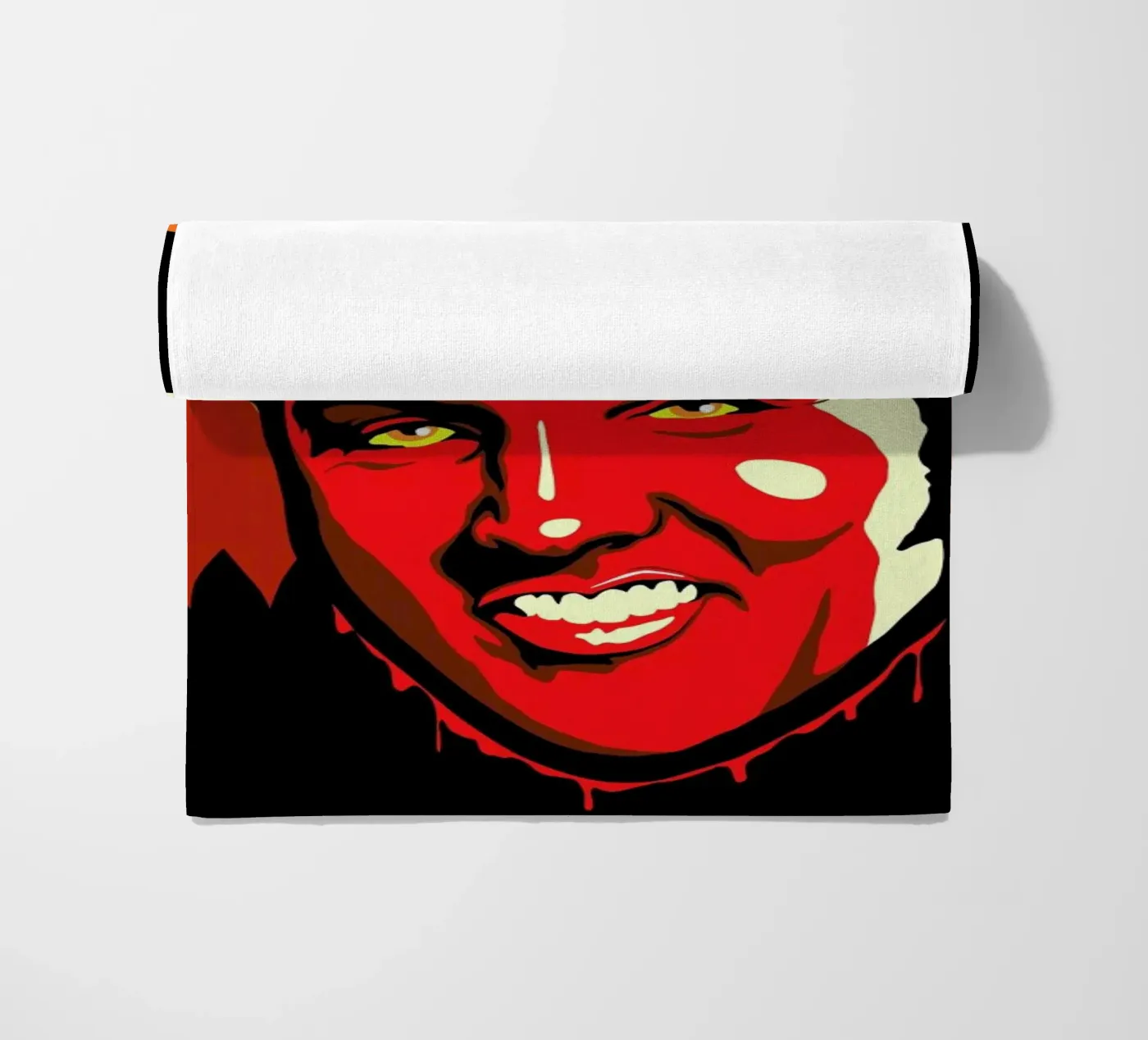 Hellvis beach towel by Butcher Billy