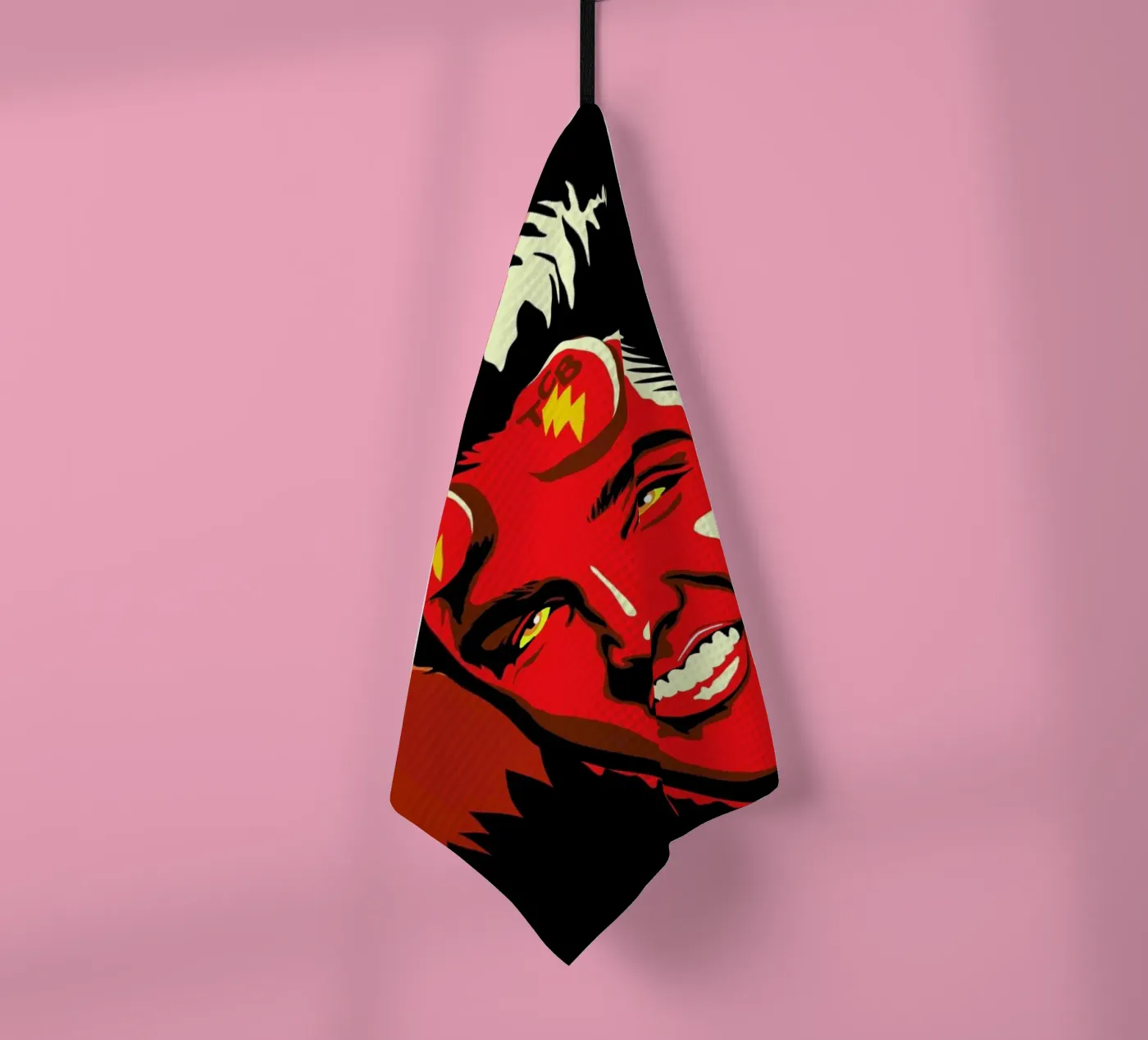 Hellvis tea towel by Butcher Billy