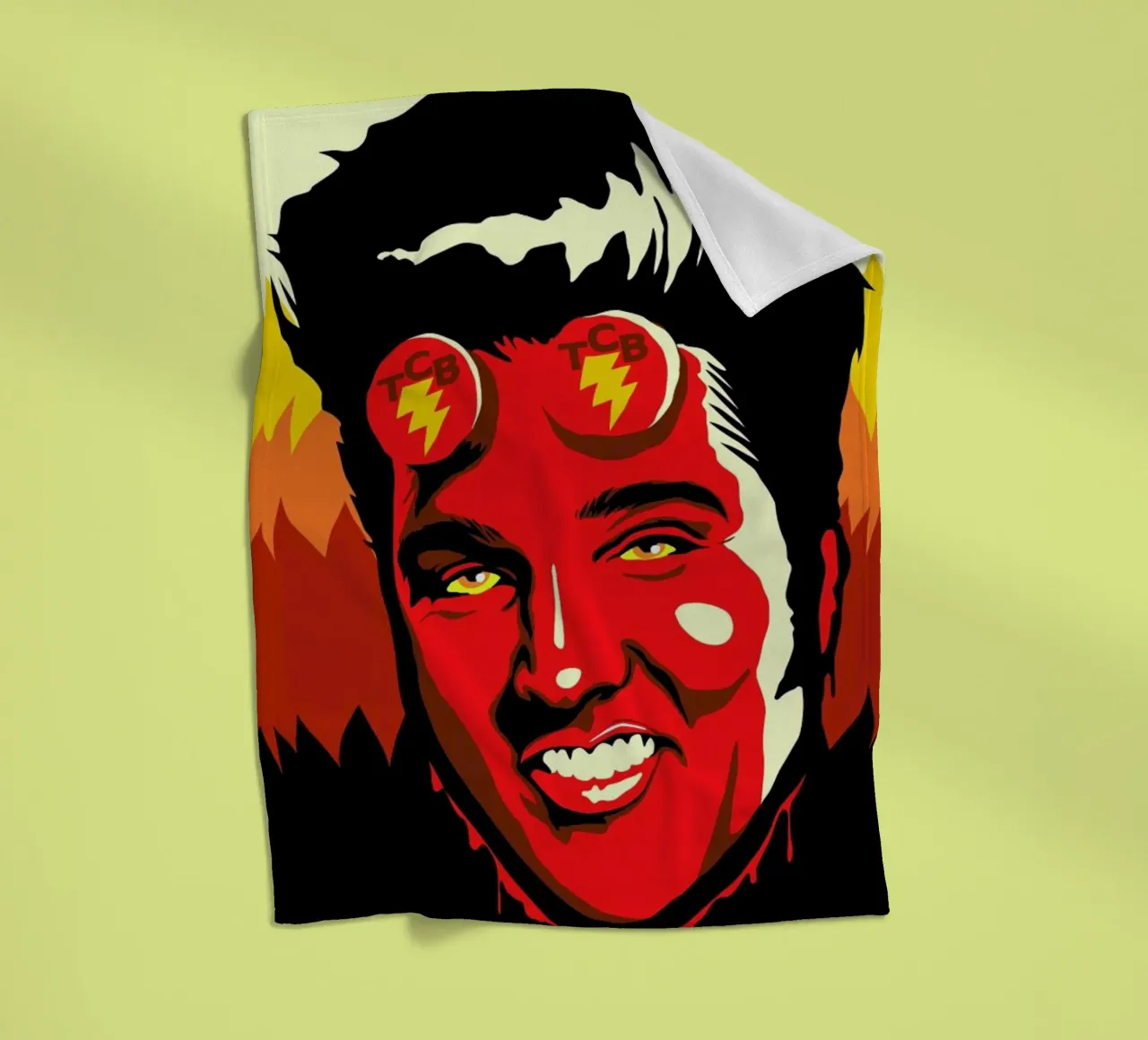 Hellvis Fleecedecke von Butcher Billy