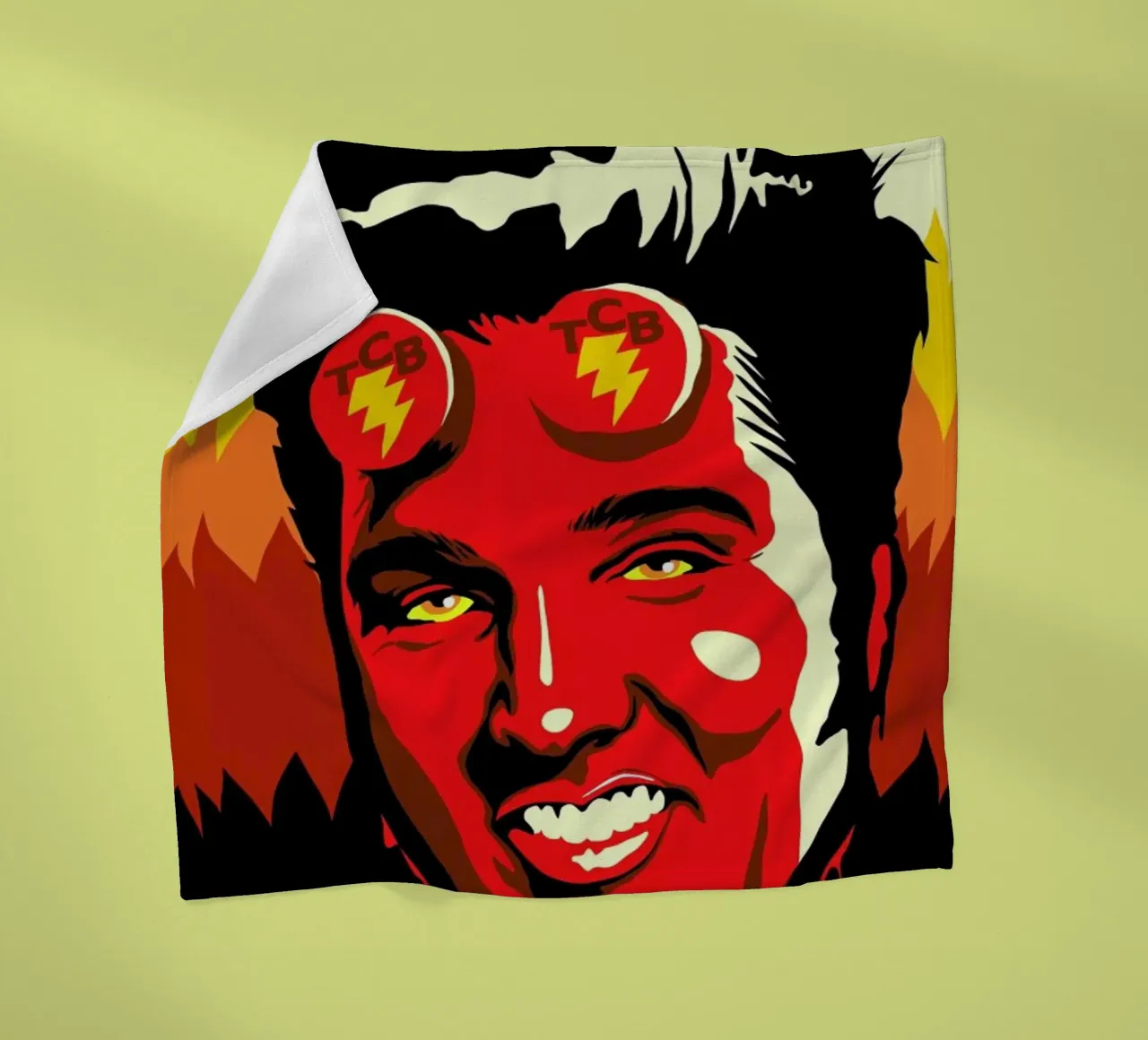 Hellvis Fleecedecke von Butcher Billy