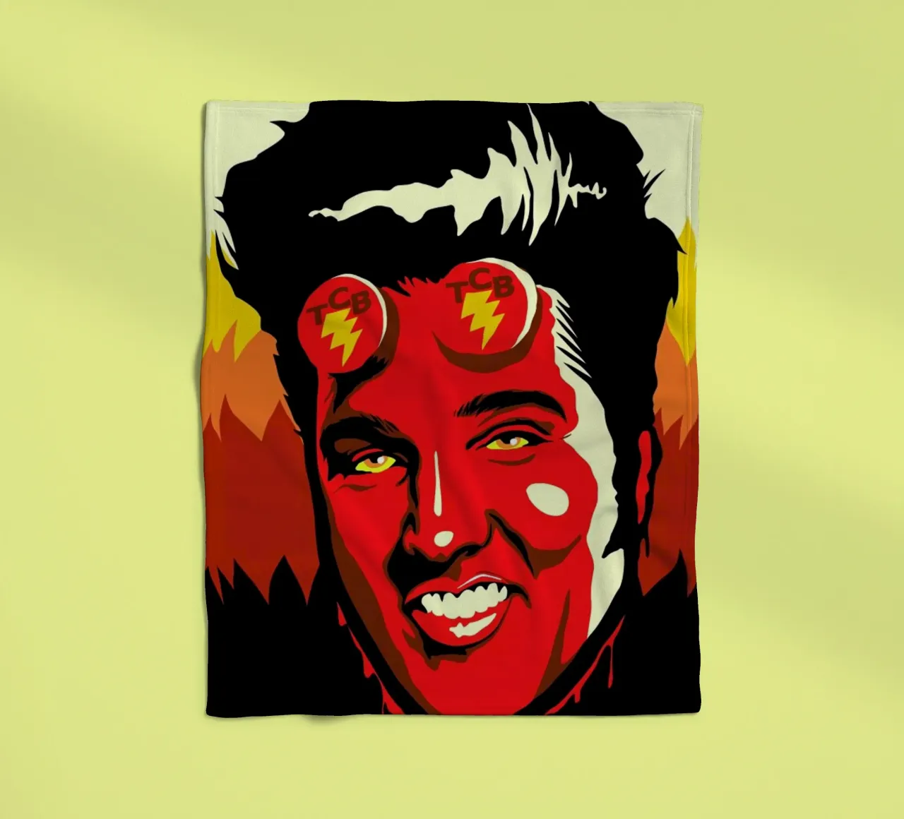 Hellvis Fleecedecke von Butcher Billy