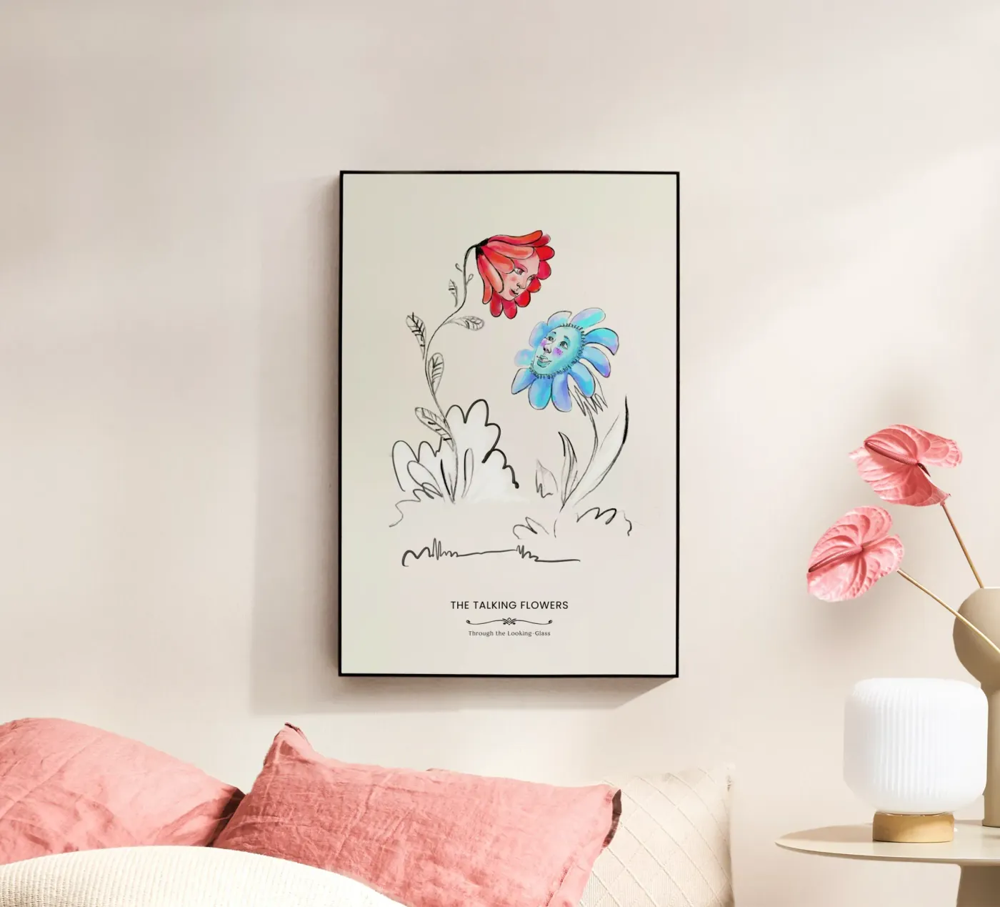 The Talking Flowers plexiglass da Little Flourishes