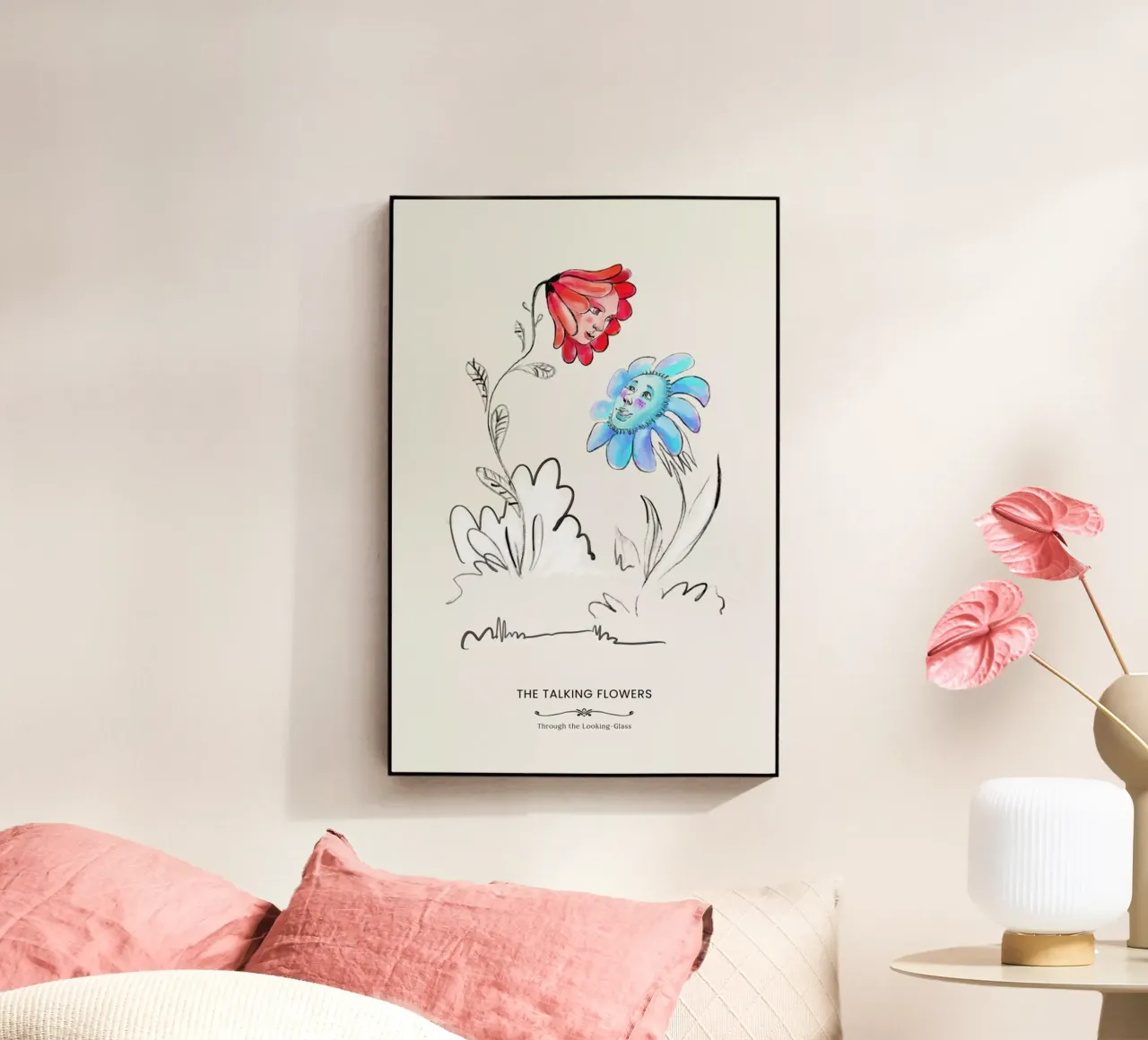 The Talking Flowers plexiglass da Little Flourishes