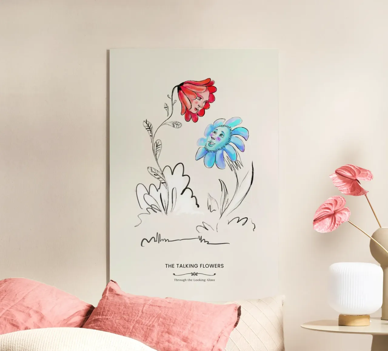 The Talking Flowers plexiglass da Little Flourishes