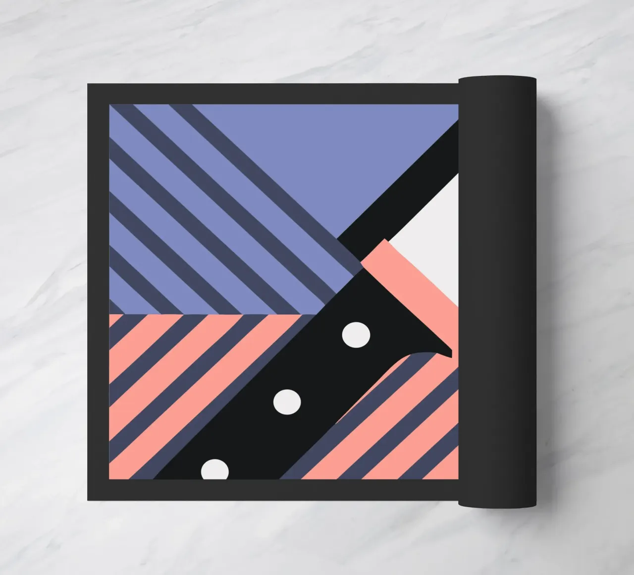 Kitchen knife doormat by LOOK DIFFERENT