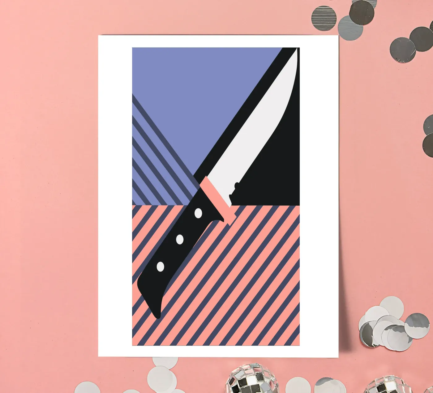 Kitchen knife sticker sheet by LOOK DIFFERENT