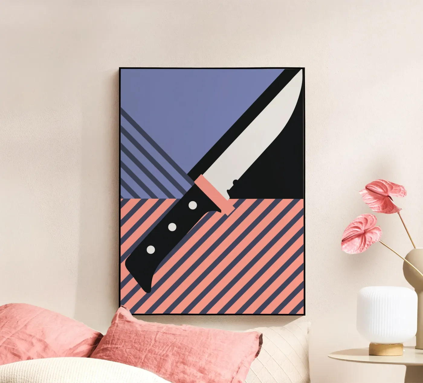 Kitchen knife acrylic glass by LOOK DIFFERENT