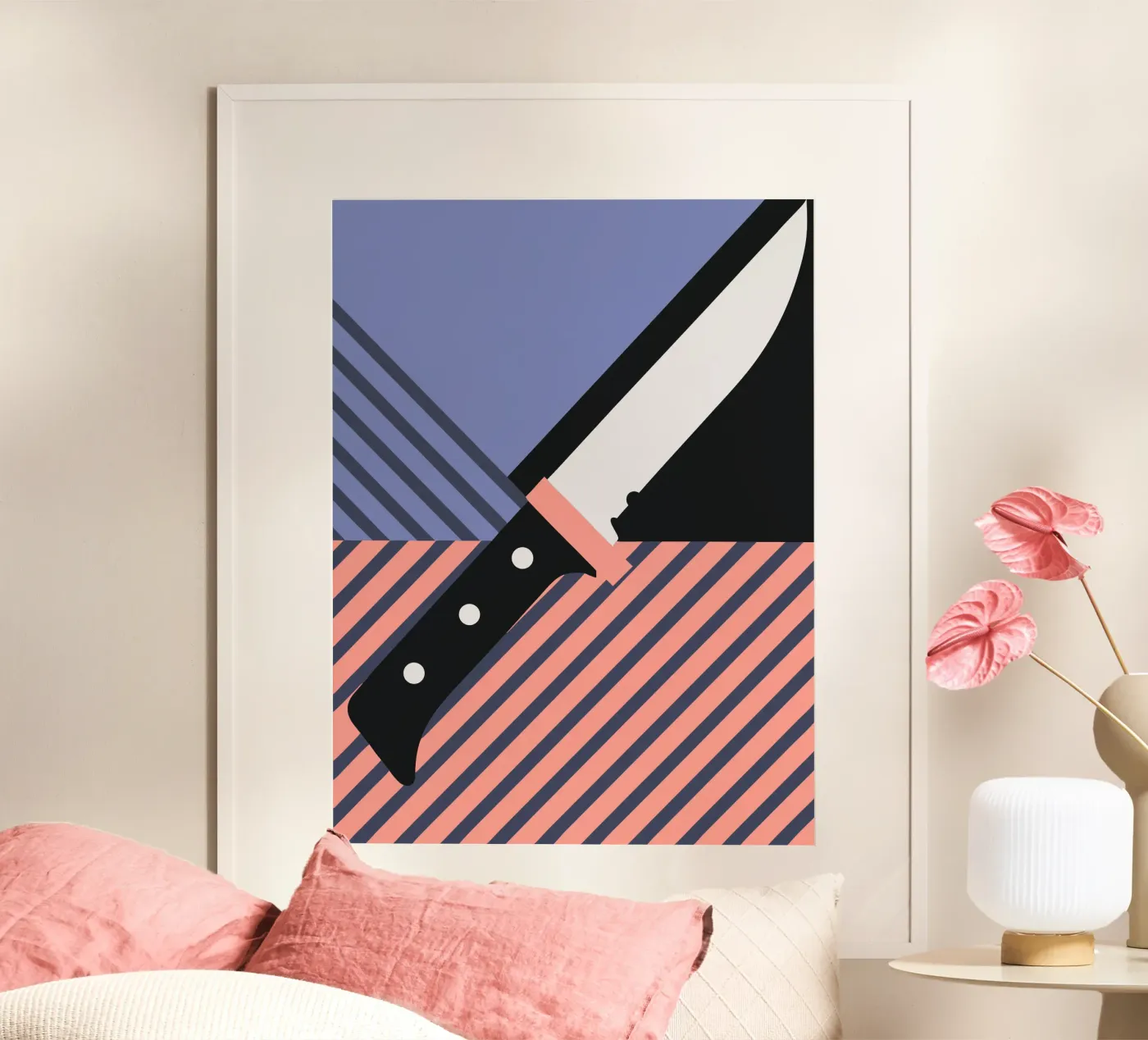 Kitchen knife poster by LOOK DIFFERENT