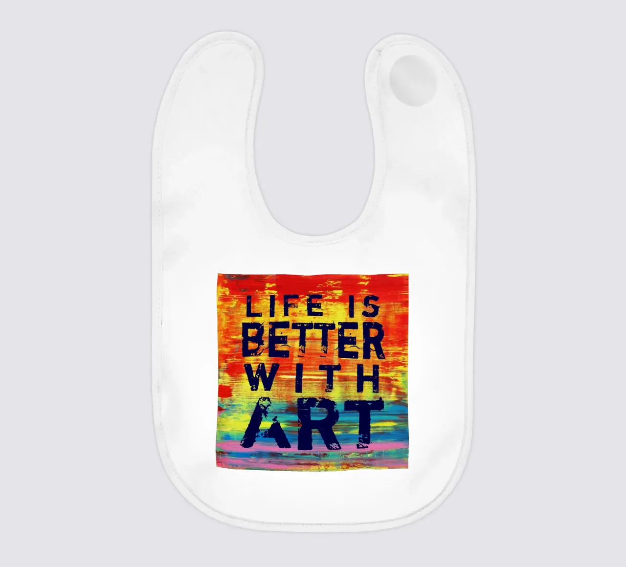 'Life is Better with Art' Farbenfrohe abstrakte Kunst bavaglino da Petra Lang
