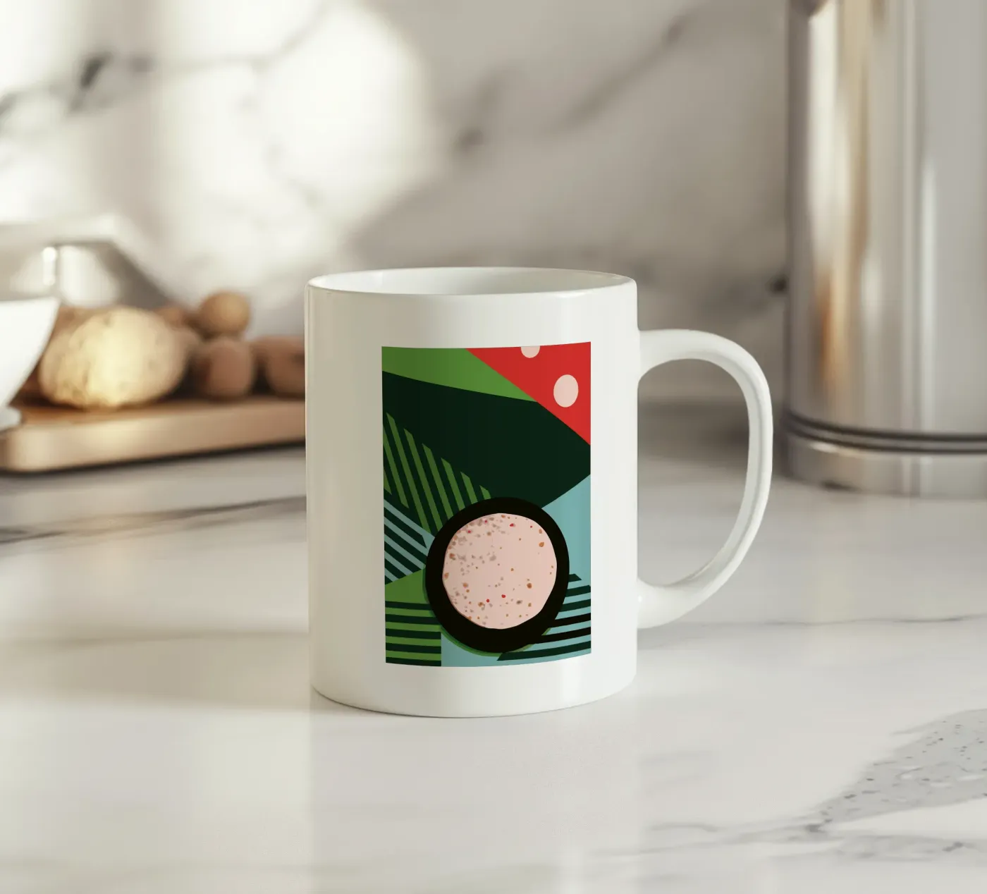 Bread ceramic mug by LOOK DIFFERENT