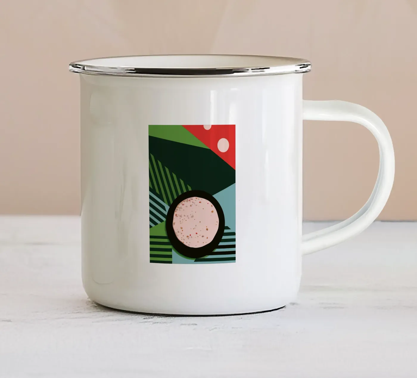 Bread enamel mug by LOOK DIFFERENT