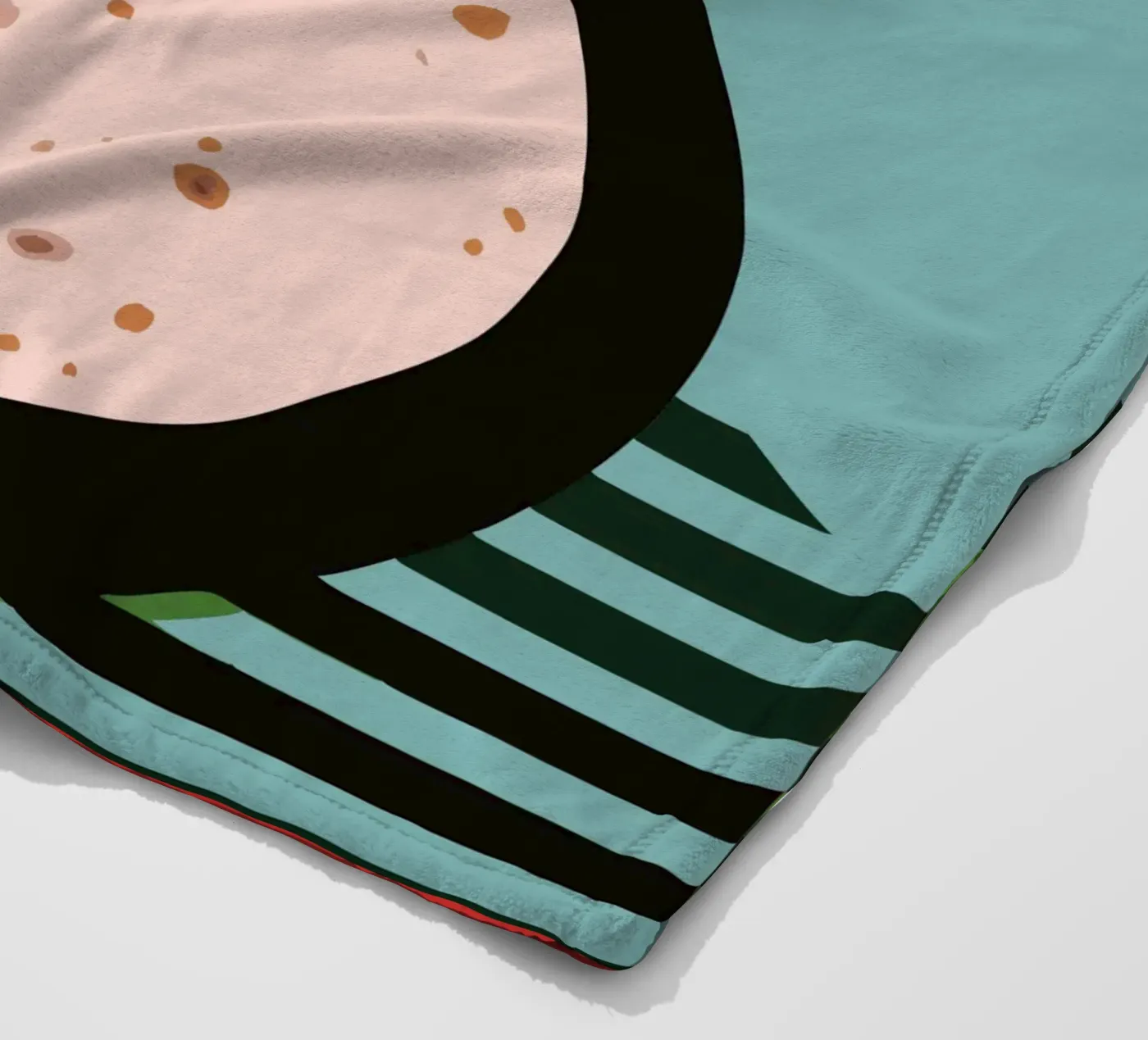 Bread fleece blanket by LOOK DIFFERENT