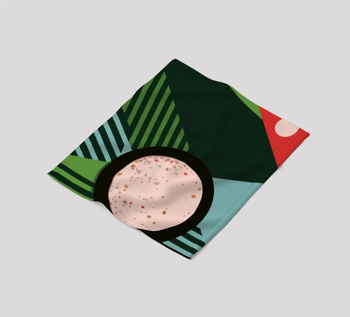 Bread fleece blanket by LOOK DIFFERENT