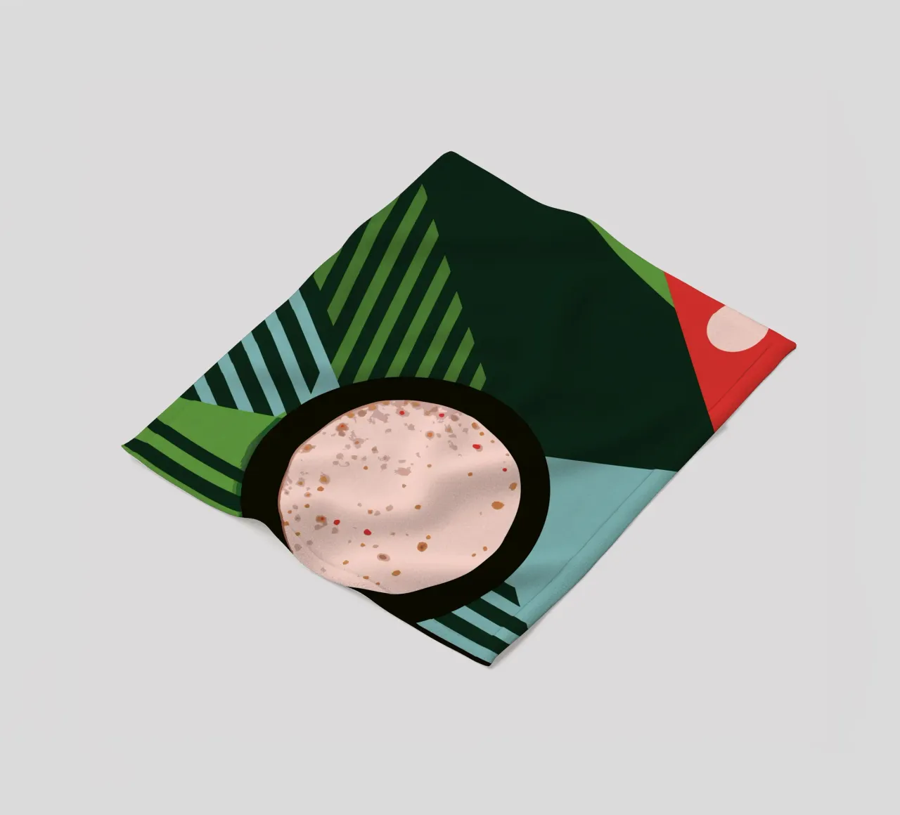 Bread fleece blanket by LOOK DIFFERENT