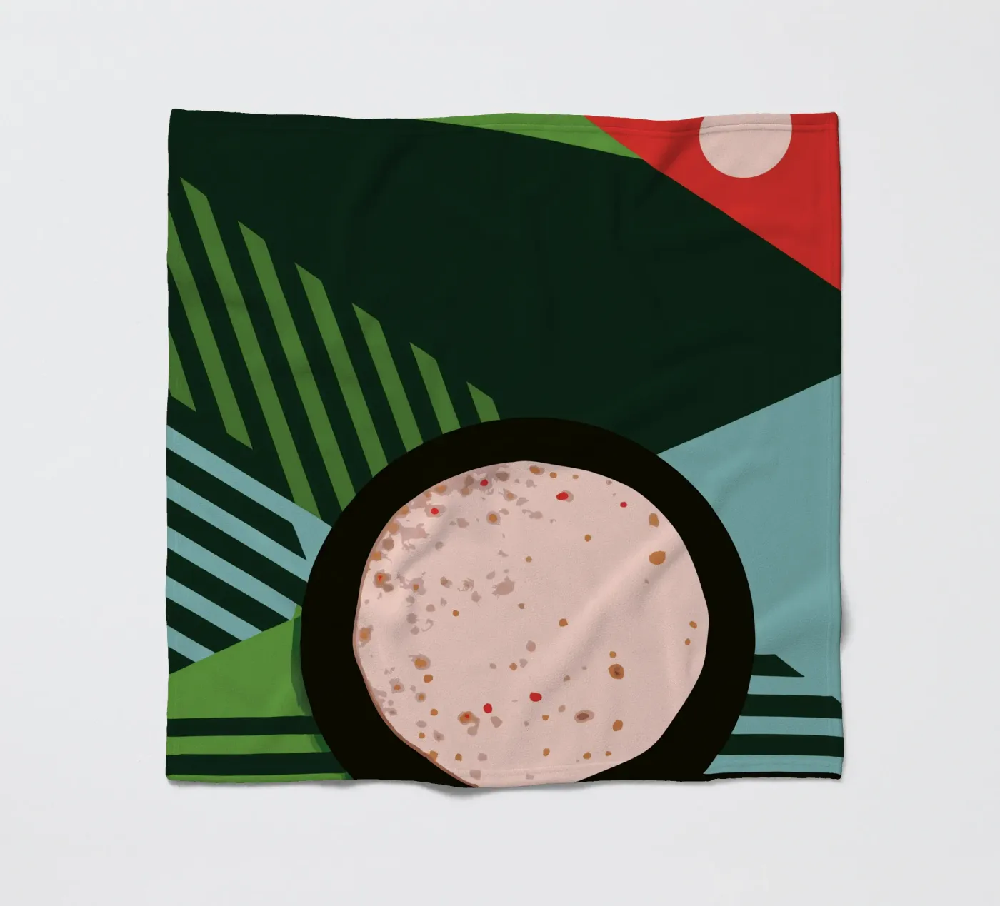 Bread fleece blanket by LOOK DIFFERENT