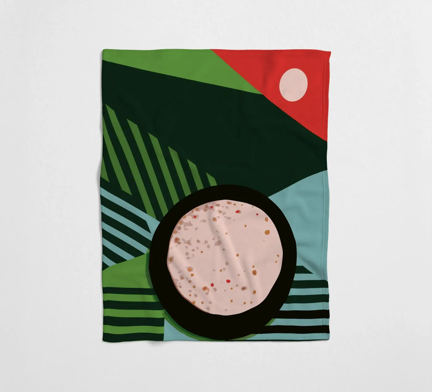 Bread fleece blanket by LOOK DIFFERENT