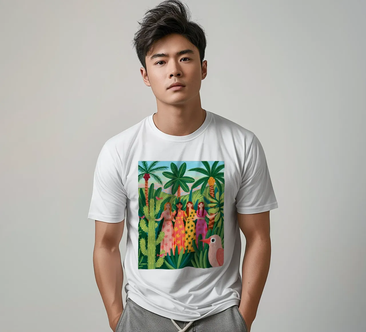 Armonia tropicale t-shirt da Murni Strokes