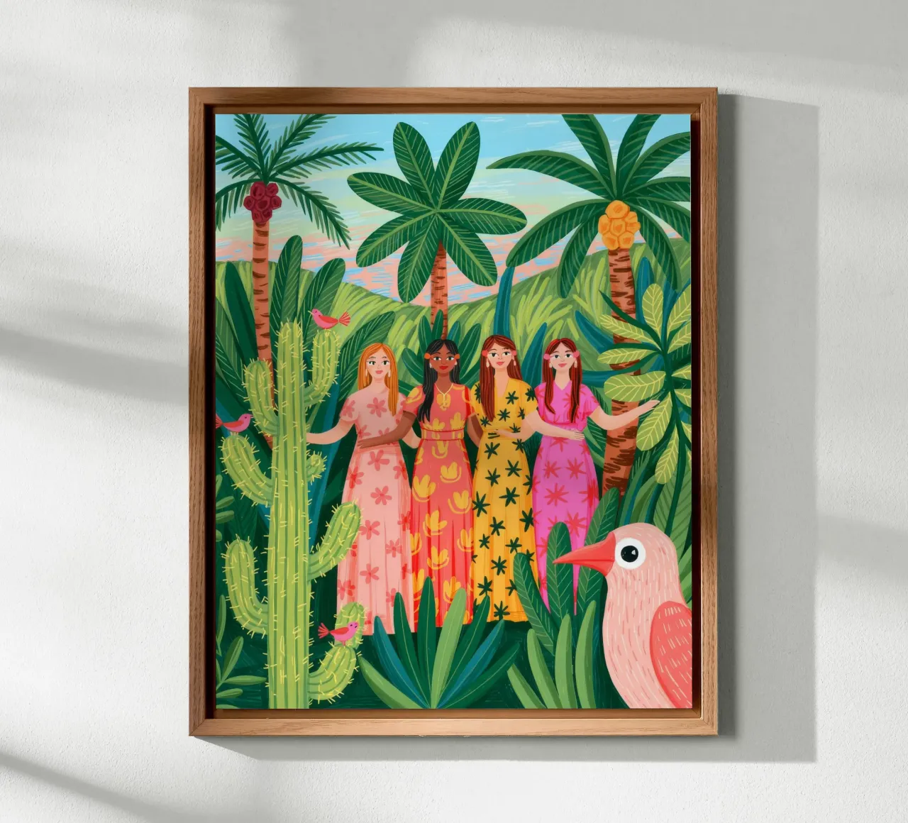 Tropical Harmony alu-dibond by Murni Strokes