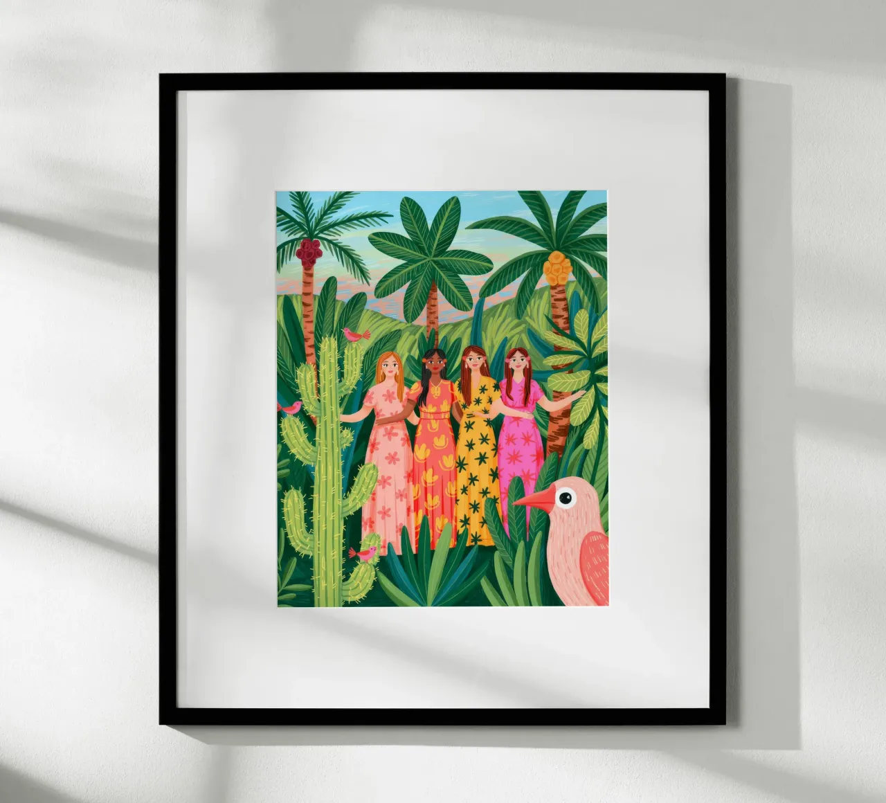 Tropische harmonie poster van Murni Strokes
