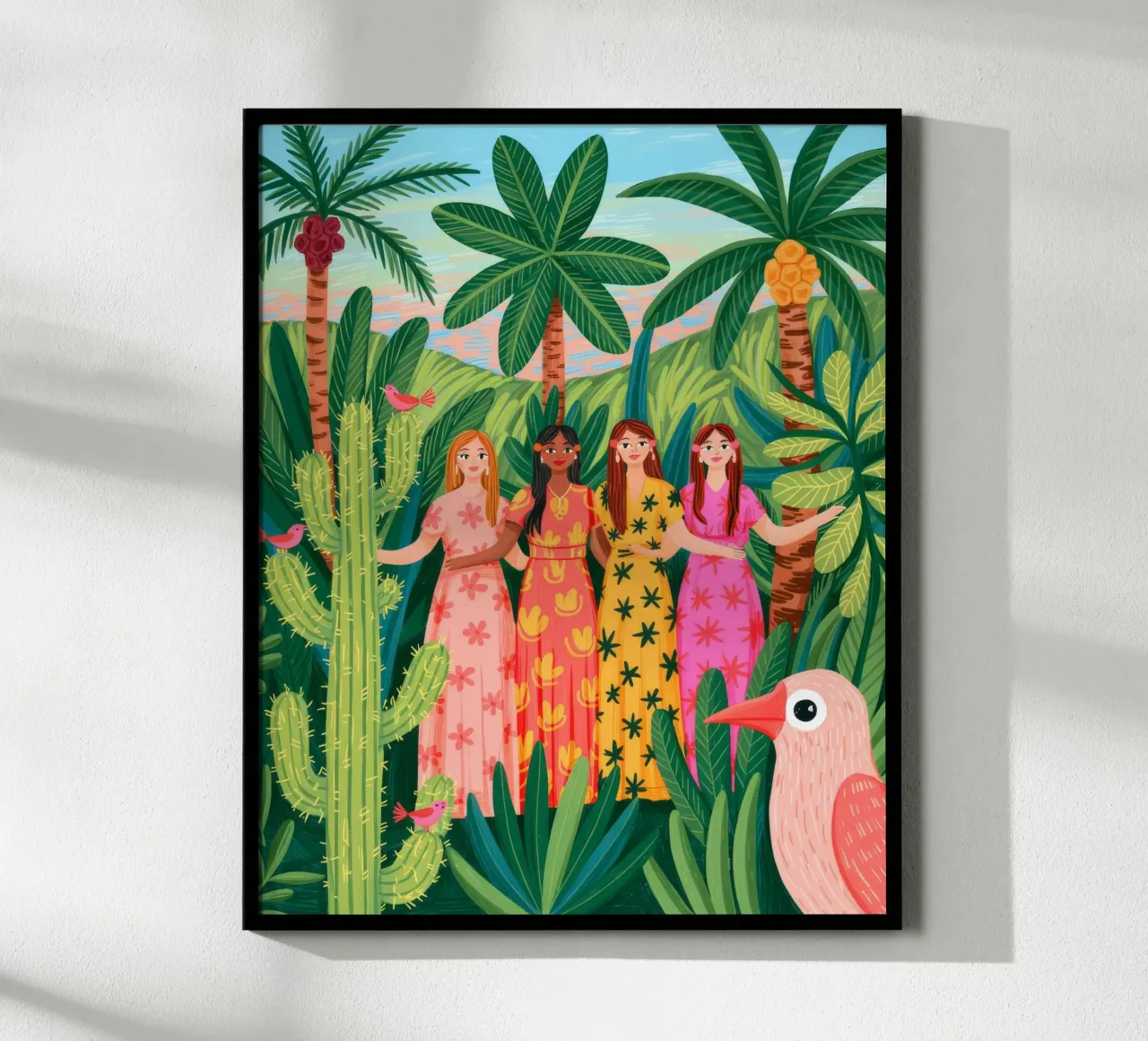 Tropische harmonie poster van Murni Strokes