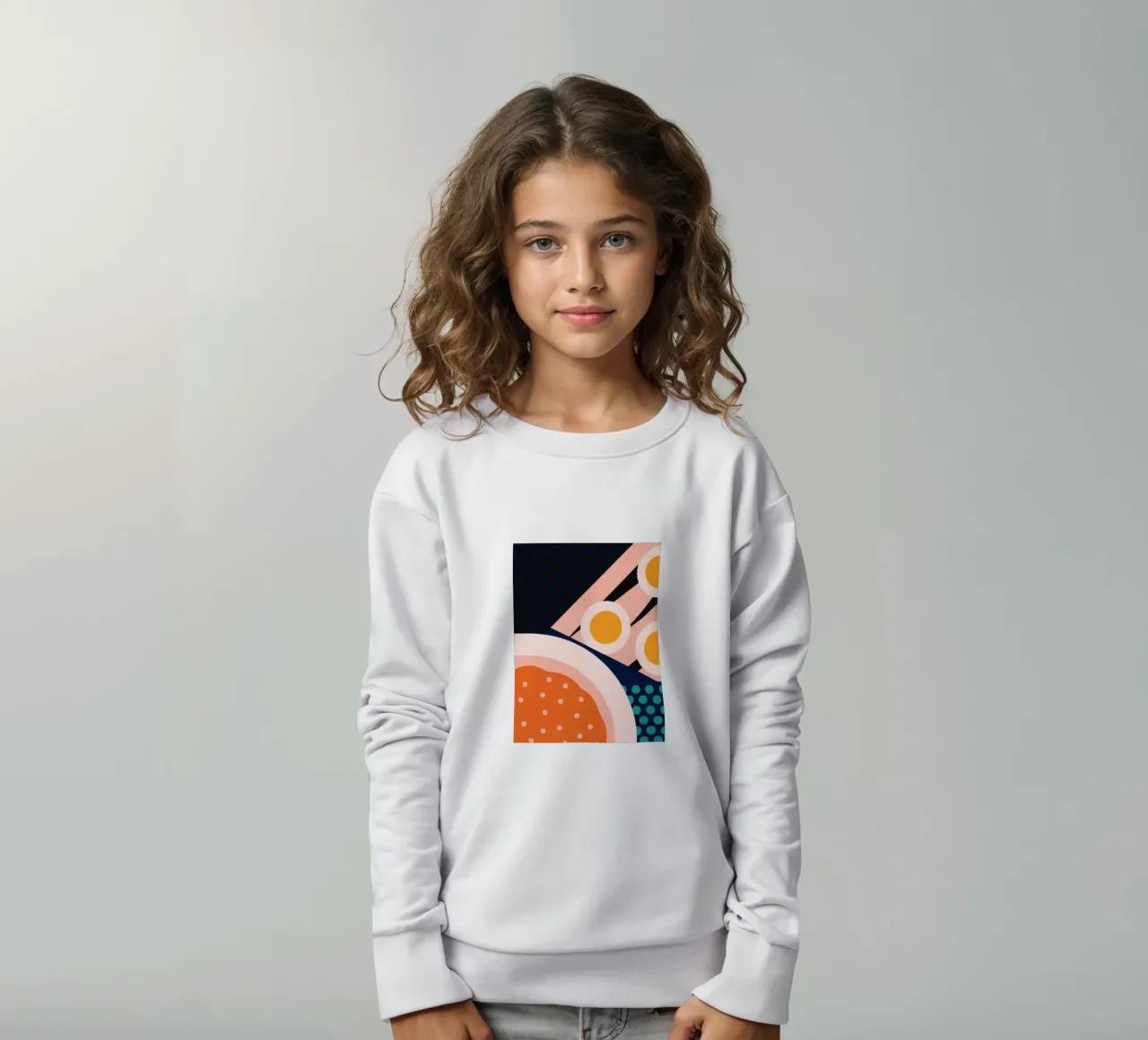 Pane e uova felpa bambino da LOOK DIFFERENT