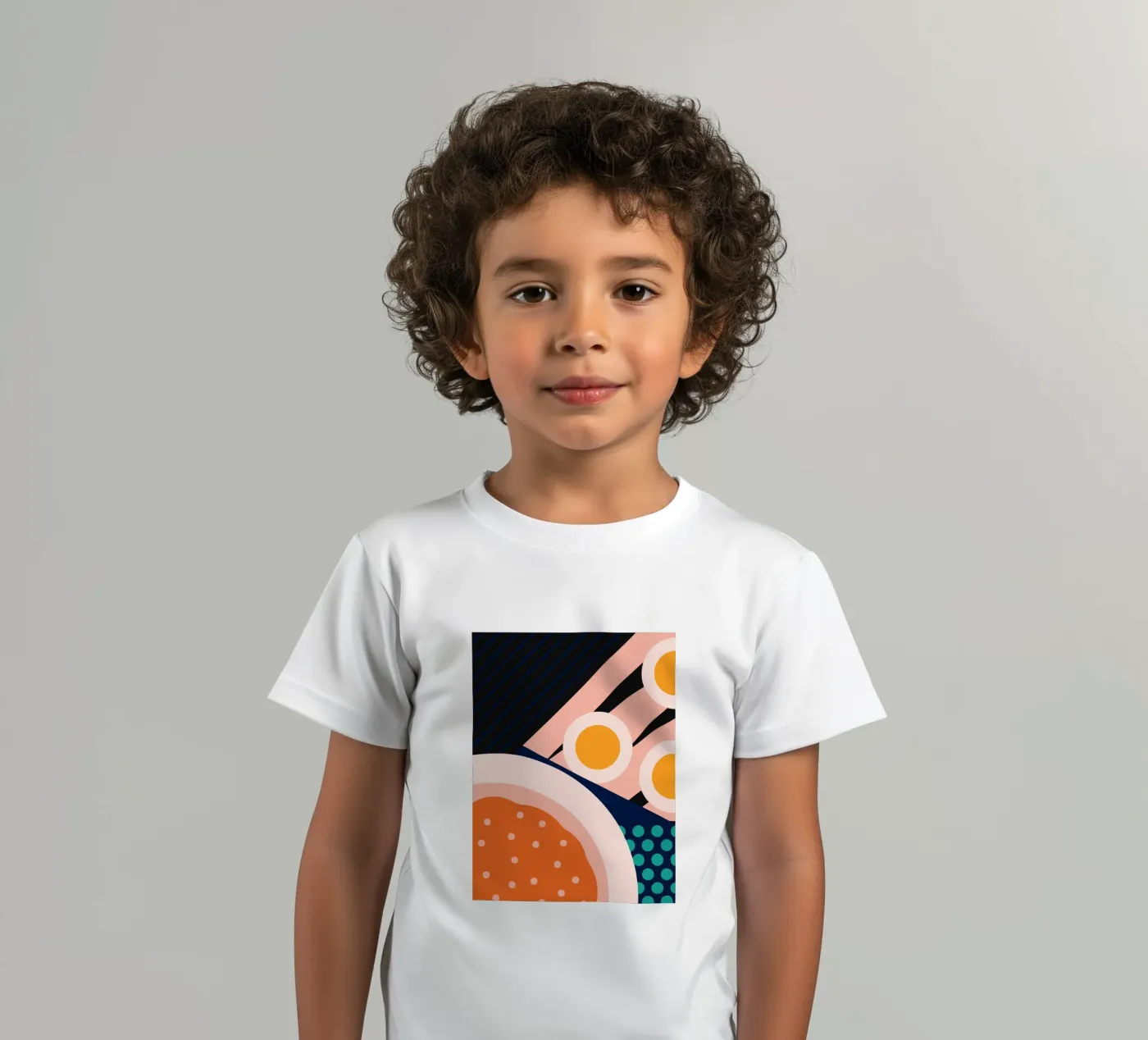 Bread and Eggs t-shirt bambini da LOOK DIFFERENT