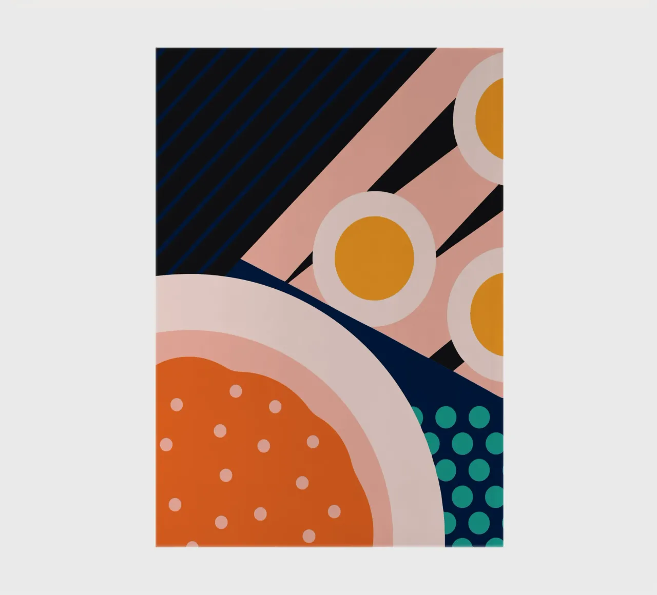 Bread and Eggs notebook by LOOK DIFFERENT